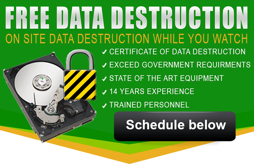 Secure Hard Drive Data Destruction